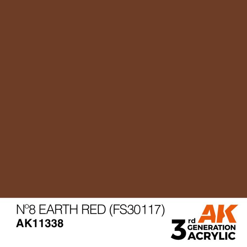 8435568310018 - No8 Earth Red (FS30117)