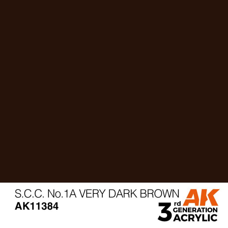 8435568311404 - SCC No1A Very Dark Brown