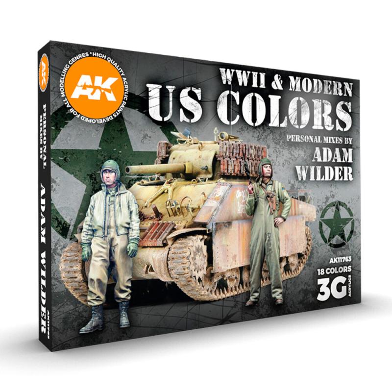 8435568328082 - WWII & MODERN US COLORS - SIGNATURE SET BY ADAM WILDER