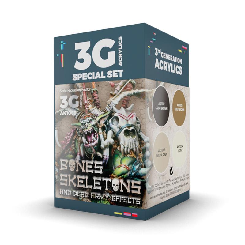 8435568328563 - WARGAME COLOR SET BONES AND SKELETONS