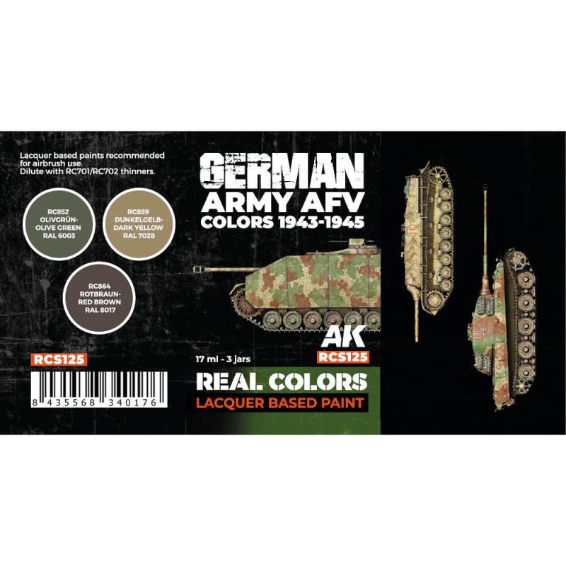 8435568340176 - German Army AFV Colors 1943-1945 SET