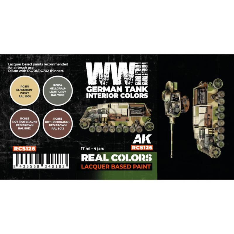 8435568340183 - WWII German Tank Interior Colors SET