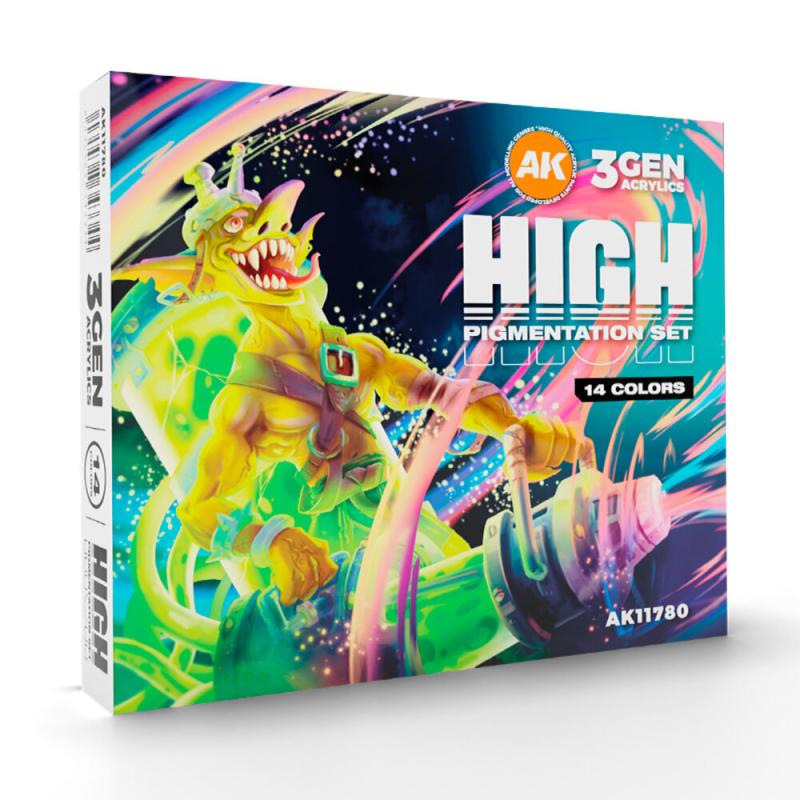 8435568343344 - HIGH PIGMENTATION SET 14 COLORS 3GEN Acrylic 8435568343344 - HIGH PIGMENTATION SET 14 COLORS 3GEN Acrylic