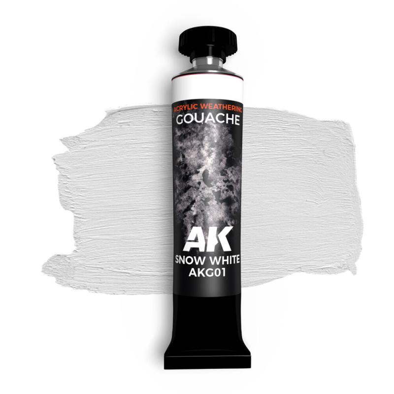 8435568344457 - SNOW WHITE - AK GOUACHE 20 ml