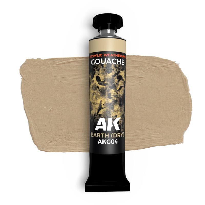 8435568344488 - EARTH (DRY) - AK GOUACHE 20 ml