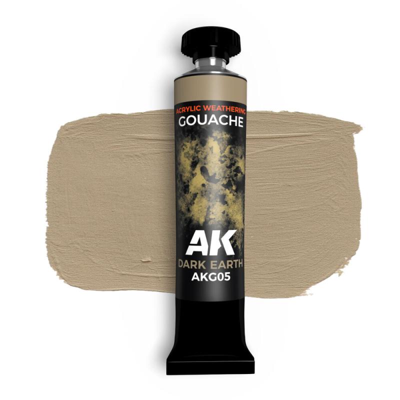 8435568344495 - DARK EARTH - AK GOUACHE 20 ml