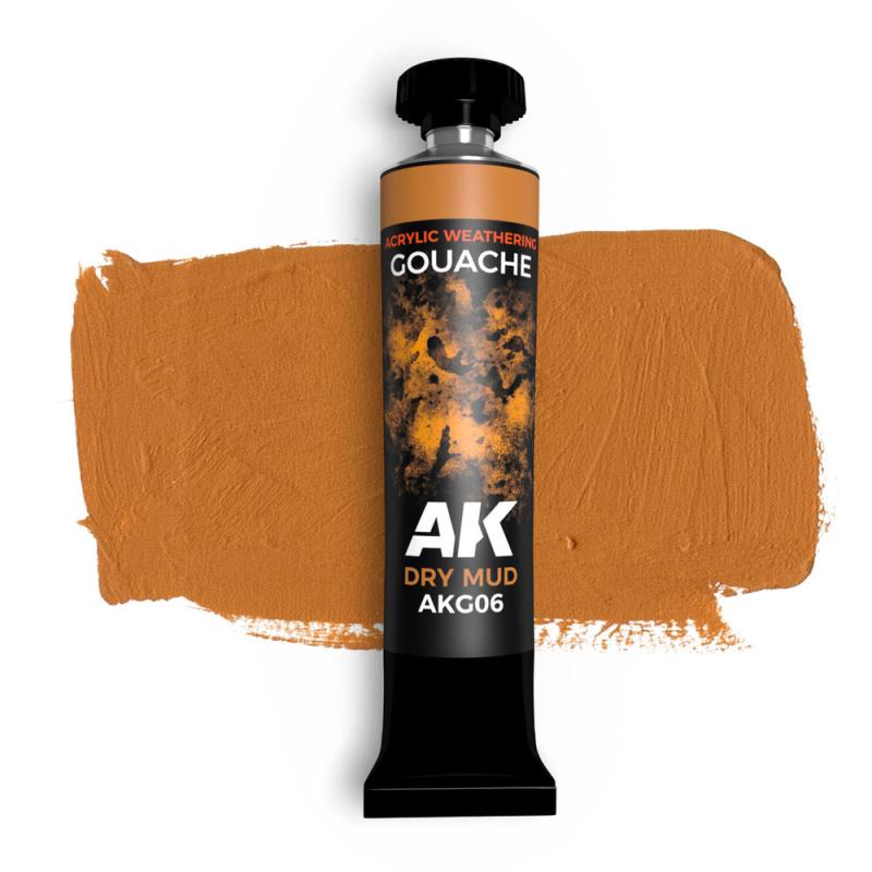 8435568344501 - DRY MUD - AK GOUACHE 20 ml 8435568344501 - DRY MUD - AK GOUACHE 20 ml