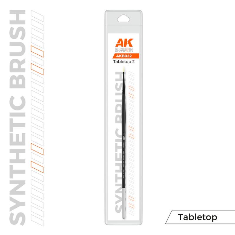 8435568345614 - AK SYNTHETIC TABLETOP BRUSH - 2