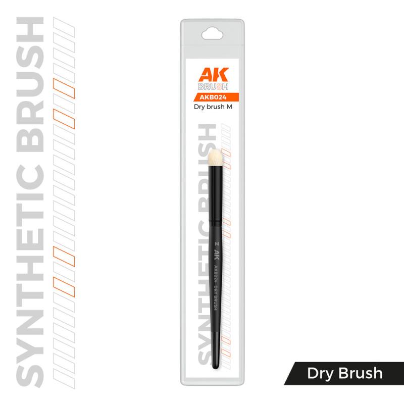 8435568345638 - AK SYNTHETIC DRY BRUSH - M