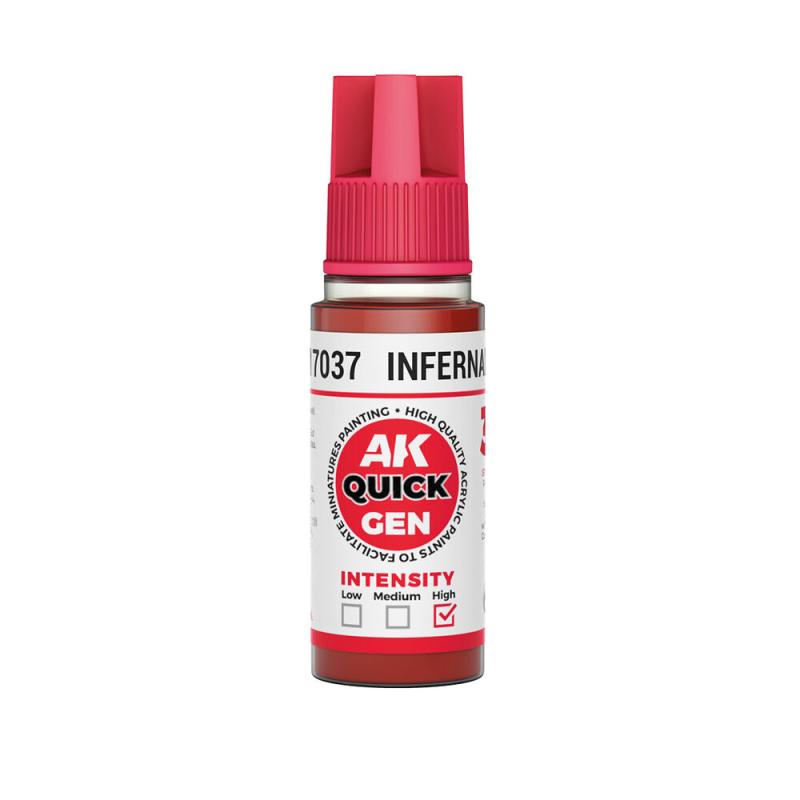8435568349513 - INFERNAL RED 18 ml - QUICK GEN