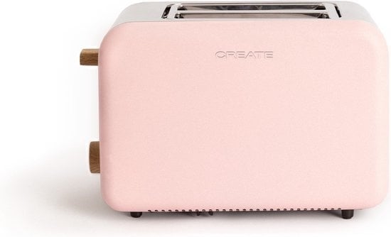 8435572611422 - CREATE - Toaster - Für Medium - 6 Stufen - 850W - Pastellrosa - TOAST RETRO