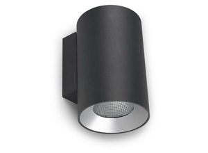 8435575319165 - Leds-c4 - leds C4 Cosmos Wandleuchte Ø131 Double Emission Outdoor led Up Down Light Medium Urban Grey IP55 ik 4000K