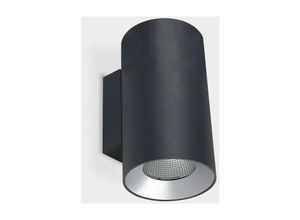 8435575319202 - LEDS C4 Cosmos Wandleuchte Ø168 Double Emission Outdoor LED Up Down Light Large Urban Grey IP55 IK 4000K