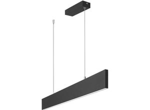 8435575322769 - LEDS C4 LED-Hängeleuchte Thin in Schwarz - EEK F (A bis G) - (B)915 x (T)15 cm