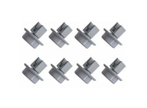 8435576601887 - Reporshop - Geschirrspüler Zanussi 50279059005 Wheel Kit 8Pcs Grau