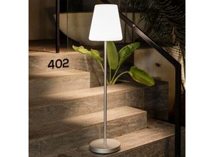 8435578502083 - Lola Slim 120 cm hoch Kabellose Stehlampe für den Innen- und Außenbereich LED-Licht mit Solar- oder USB-Ladung Hergestellt in Spanien