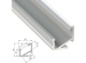 8435584009767 - Profil Aluminium Kerl H 202M