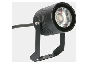 8435629763500 - Leds-c4 - Proyector Ip65 Suv Led 45W Blanco Cálido - 3000K On-Off Gris Urbano 434Lm