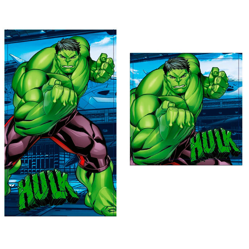 8435631300526 - Baumwollhandtuch Hulk (x2)