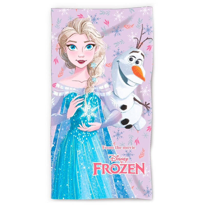 8435631338857 - Strandtuch aus Baumwolle Mädchen Frozen Elsa & Olaf