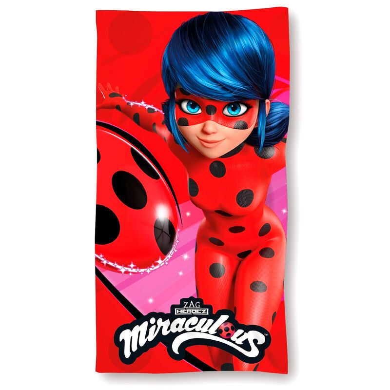 8435631342311 - Mikrofaser-Strandhandtuch Miraculous Ladybug