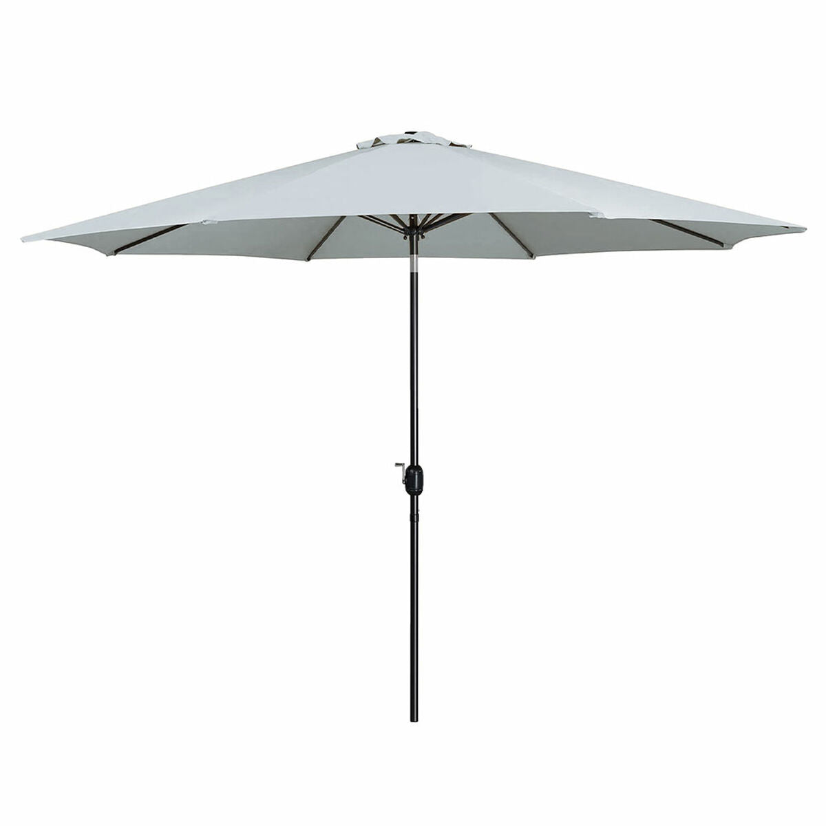 8435631904847 - Sonnenschirm Stahl 8 Streben D270 cm Polyester Weiß Garten Pool Terrasse 8435631904847 - Sonnenschirm Stahl 8 Streben D270 cm Polyester Weiß Garten Pool Terrasse