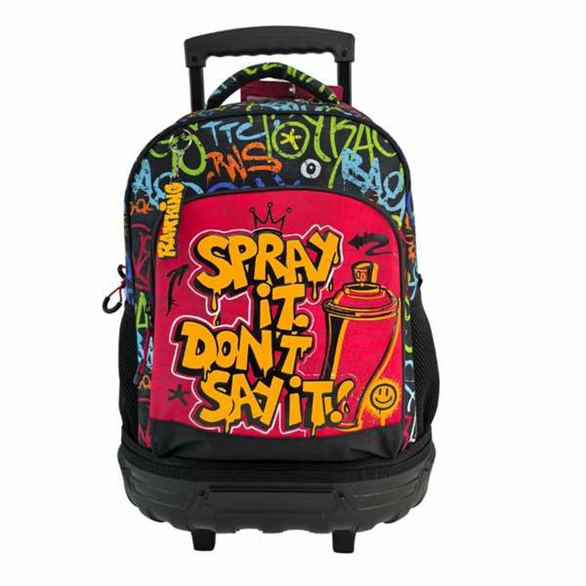 8435632407897 - Schulrucksack mit Rädern Grafitti