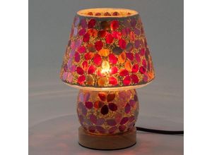 8435675588133 - Mosaik-Blumenlampe – dekorative Beleuchtung für Zuhause – exklusives handgefertigtes Design – ideales Geschenk für Dekorationsliebhaber