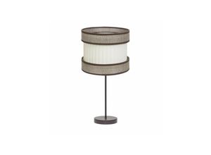 8435684304090 - Fabrilamp - Alto Home Tischlampe 1xe27 Braun Braun-Beige 61x30x30 cm