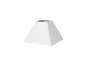 8435684305332 - Fabrilamp - Lampenschirm Piramide Mezzo E27 Weiß 45dx20dx32h Popeline