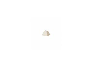 8435684305486 - Fabrilamp - Lampenschirm Piramide Mezzo E27 beige 15dx8dx11h Popelin-Stoff