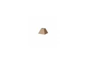 8435684305578 - Fabrilamp - Piramide Divos Lampenschirm E27 Braun 17dx8dx13h Saco-Jute