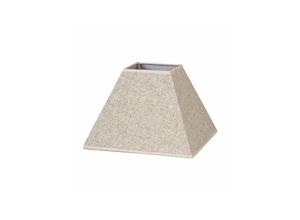 8435684305608 - Fabrilamp - Lampenschirm Piramide Tenorio E27 Beige Leinen 45dx20dx32h