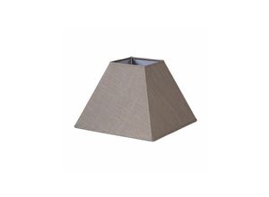 8435684305615 - Fabrilamp - Lampenschirm Pyramide Tenorio E27 Graues Leinen 45dx20dx32h