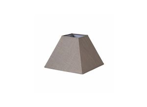 8435684305639 - Fabrilamp - Lampenschirm Pyramide Tenorio E27 Graues Leinen 40dx18dx28h