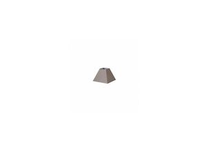 8435684305738 - Fabrilamp - Lampenschirm Pyramide Tenorio E27 Graues Leinen 17dx8dx13h