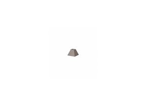 8435684305776 - Lampenschirm Pyramide Tenorio Pinza Leinen Grau 12dx7dx10h