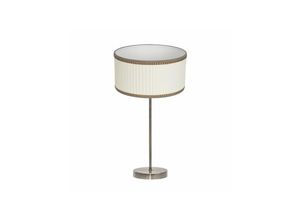 8435684306650 - Fabrilamp - Tischlampe Alto Soprano 1xe27 Leder beige 60x30x30 cm