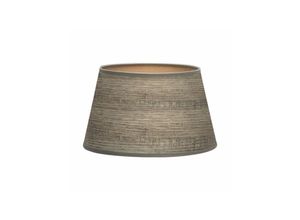 8435684311067 - Fabrilamp - Lampenschirm Salma E27 Grey Wood 45dx35dx30h Open Conical