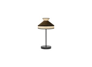 8435684312248 - Fabrilamp - Tischlampe Fabrizio 1xe14 Natur braun 45x20x20 cm