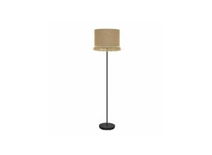 8435684314952 - Fabrilamp - Fußsalon Sibila 1xe27 Schwarz Sand 163x40x40 cm