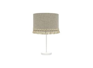 8435684315133 - Fabrilamp - Tischlampe Alto Vera 1xe27 Weiß Beige 62x30x30 cm