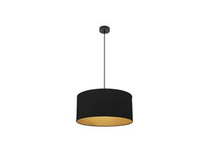 8435684324050 - Fabrilamp - Anuska Anhänger 1xe27 Schwarz Schwarz-Gold Regx50x50 cm