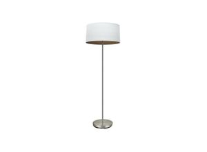 8435684324463 - Fabrilamp - Fußsalon Tatiana 1xe27 Nickel weiß-dunkles Holz 162x40x40 cm