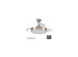 8435684337821 - Fabrilamp - DC-Ventilator 72 w Cala Leder 3 Flügel