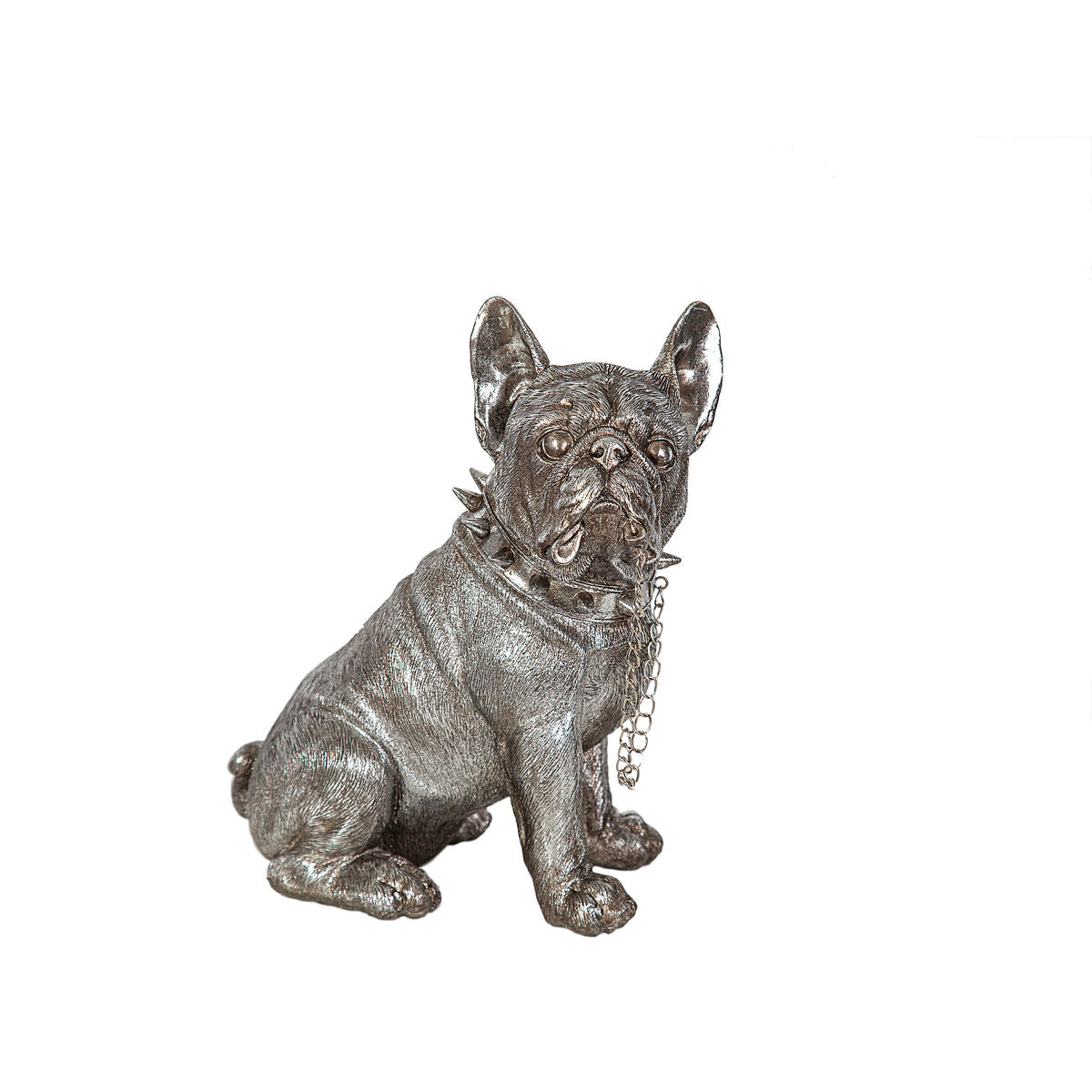 8435700810949 - Decorative Figure Silver Resin Dog 24 x 29 x 17 cm