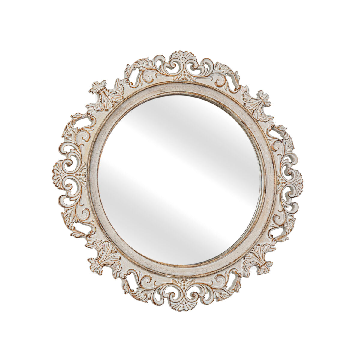 8435700812066 - Wall mirror Natural Resin 34 x 34 x 2 cm Circular