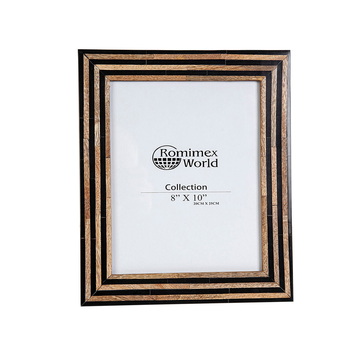 8435700812219 - Fotorahmen Schwarz Beige Harz Holz MDF 26 x 31 x 2 cm