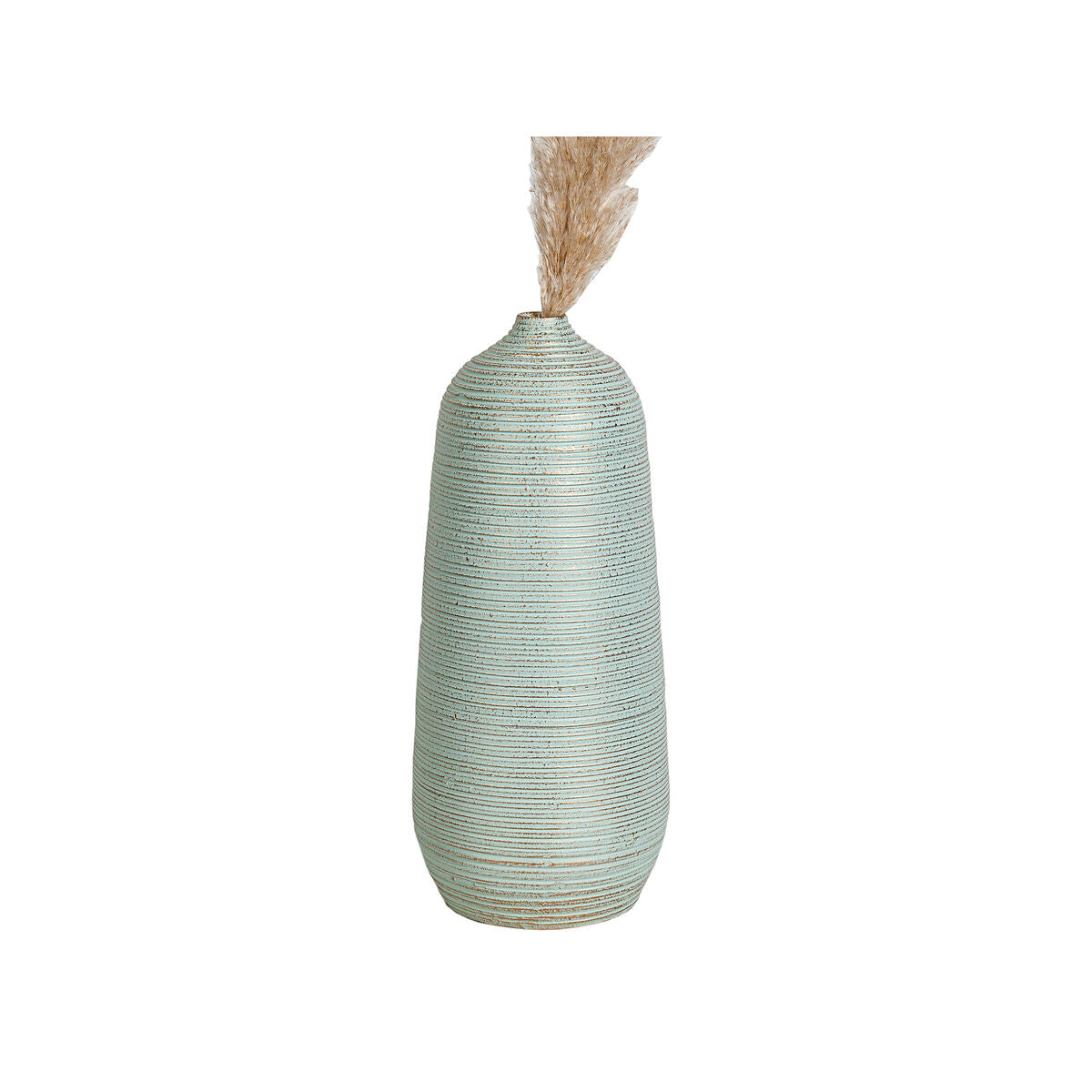8435700813926 - Blumenvase grün aus Keramik 17 x 40 x 17 cm 8435700813926 - Blumenvase grün aus Keramik 17 x 40 x 17 cm
