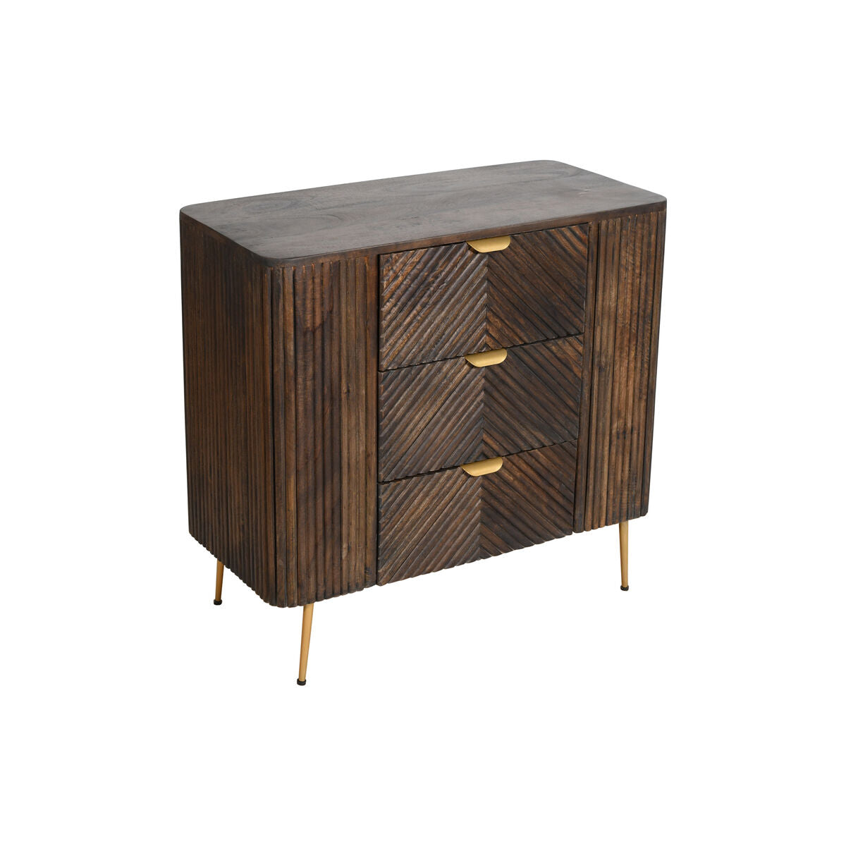 8435700819515 - Kommode Braun Mango-Holz 38 x 75 x 80 cm